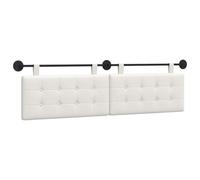vidaXL Cabecera Colgante Montaje en la Pared Cuero sintético, Dormitorio, Rectangular, Moderno, Cabecero montado en la Pared, Diseño Que Ahorra Espacio, Decoración Elegante, Líneas limpias y Simples