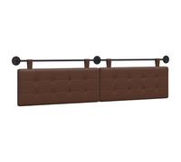 vidaXL Cabecera Colgante Montaje en la Pared Cuero sintético, Dormitorio, Rectangular, Moderno, Cabecero montado en la Pared, Diseño Que Ahorra Espacio, Decoración Elegante, Líneas limpias y Simples