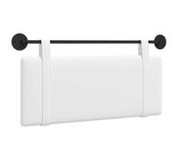 vidaXL Cabecera Colgante Montaje en la Pared Liso 110 x 55 x 5 cm Tela, Decoración de Dormitorio, cabecero Moderno, Fondo de Cama montado, Punto Focal Lujoso, Comodidad Atemporal