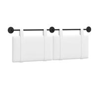 vidaXL Cabecera Colgante Montaje en la Pared Liso 150 x 55 x 5 cm Tela, Decoración de Dormitorio, cabecero Moderno, Fondo de Cama montado, Punto Focal Lujoso, Comodidad Atemporal