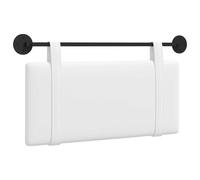 vidaXL Cabecera Colgante Montaje en la Pared Liso 90 x 55 x 5 cm Tela, Decoración de Dormitorio, cabecero Moderno, Fondo de Cama montado, Punto Focal Lujoso, Comodidad Atemporal