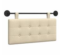 vidaXL Cabecera Colgante Montaje en la Pared Tela, Cabecero Moderno, Rectangular, Tapizado para Dormitorio, Montado En La Pared, Decoración Confortable Que Ahorra Espacio