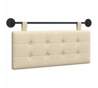 vidaXL Cabecera Colgante Montaje en la Pared Tela, Cabecero Moderno, Rectangular, Tapizado para Dormitorio, Montado En La Pared, Decoración Confortable Que Ahorra Espacio