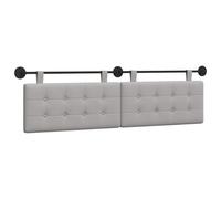 vidaXL Cabecera Colgante Montaje en la Pared Tela, Cabecero Moderno, Rectangular, Tapizado para Dormitorio, Montado En La Pared, Decoración Confortable Que Ahorra Espacio