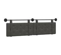 vidaXL Cabecera Colgante Negro 190 x 55 x 5 cm PU Antiguo, Cabecero Moderno Rectangular montado en la Pared, Respaldo de Cama de Espuma Minimalista, Elegante adición Decorativa para el Dormitorio