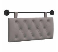vidaXL Cabecera Colgante Taupé 100 x 55 x 7 cm Tela, Cabecero Rectangular de Tela para Dormitorio, diseño Moderno Colgante, Respaldo Acogedor y Suave, eficiente en Espacio