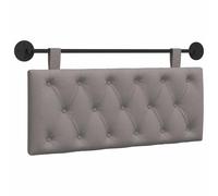 vidaXL Cabecera Colgante Taupé 110 x 55 x 7 cm Tela, Cabecero Rectangular de Tela para Dormitorio, diseño Moderno Colgante, Respaldo Acogedor y Suave, eficiente en Espacio