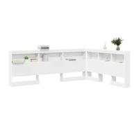 vidaXL Cabecera de Almacenamiento 150 cm Madera contrachapada, Muebles para Dormitorio, cabecero Moderno, soluciones de Almacenamiento, diseño Minimalista y Funcional