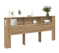 vidaXL Cabecero Artisanal de Roble 220x18,5x104,5 cm