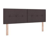 vidaXL Cabecera LED Botones Acolchados marrón Oscuro de 72 cm en Tela