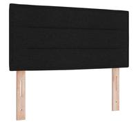 vidaXL Cabecera LED Diseño de Líneas Negra 80 cm Tela | Montaje en la Pared Iluminación Moderna con Tiras Ideal para Muebles Decorativos de Dormitorios Contemporáneos Accesorio para Cama Individual Am