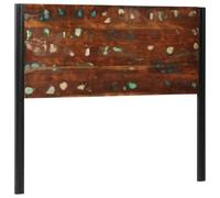 vidaXL Cabecero 120 cm Madera Maciza Reciclada y Hierro