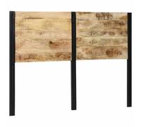 vidaXL Cabecero 140 cm Madera Maciza Mango y Hierro