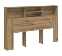 vidaXL Cabecero Armario Madera ingeniería Roble Artisan 160x19x103,5cm