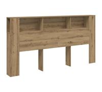 vidaXL Cabecero Armario Madera Roble artisian 200x18,5x102,5 cm
