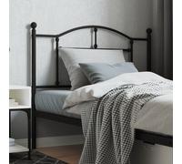 vidaXL cabecero cabeceros cabecero de cama cabecero de metal cabecero para cama individual cabecero negro cabecera cabezal