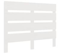 vidaXL Cabecero Cama Cabezal Dormitorio Estructura Habitación Mobiliario Muebles Decoración Adorno Madera Maciza de Pino Blanco 90x3x80 cm