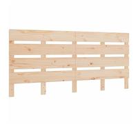 vidaXL Cabecero Cama Cabezal Dormitorio Estructura Habitación Mobiliario Muebles Decoración Adorno Madera Maciza de Pino 150x3x80 cm