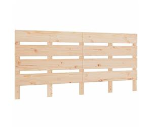 vidaXL Cabecero Cama Cabezal Dormitorio Estructura Habitación Mobiliario Muebles Decoración Adorno Madera Maciza de Pino 150x3x80 cm