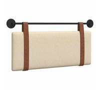 vidaXL Cabecero Colgante Crema PU Antiguo