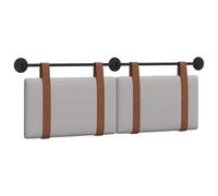 vidaXL Cabecero Colgante Gris Nube PU Antiguo