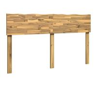 vidaXL Cabecero con Borde Natural Rostock Blanco 150 cm