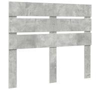 vidaXL Cabecero con cabecera Gris Concreto 120 cm Madera de ingeniería, Diseño Moderno de Dormitorio, cabecero Rectangular, Muebles duraderos, Ropa de Cama contemporánea para tu Espacio de sueño
