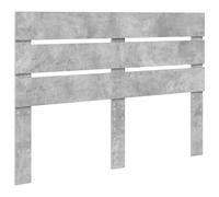 vidaXL Cabecero con cabecera Gris Concreto 150 cm Madera de ingeniería, Diseño Moderno de Dormitorio, cabecero Rectangular, Muebles duraderos, Ropa de Cama contemporánea para tu Espacio de sueño