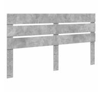 vidaXL Cabecero con cabecera Gris Concreto 200 cm Madera de ingeniería, Diseño Moderno de Dormitorio, cabecero Rectangular, Muebles duraderos, Ropa de Cama contemporánea para tu Espacio de sueño