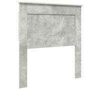 vidaXL Cabecero con cabecera Gris Concreto 90 cm Madera contrachapada, Cabecero de Cama Moderno, Mueble Duradero, diseño Rectangular, líneas Sencillas, decoración Funcional, Mejora tu habitación