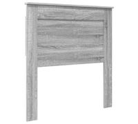 vidaXL Cabecero con cabecera Gris Sonoma 100 cm Madera contrachapada, Cabecera de Cama Rectangular Moderna, Madera Resistente, líneas Simples, decoración Funcional para dormitorios