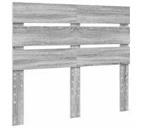 vidaXL Cabecero con cabecera Gris Sonoma 120 cm Madera de ingeniería, Diseño Moderno de Dormitorio, cabecero Rectangular, Muebles duraderos, Ropa de Cama contemporánea para tu Espacio de sueño
