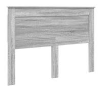 vidaXL Cabecero con cabecera Gris Sonoma 150 cm Madera contrachapada, Cabecero de Cama Moderno, Mueble Duradero, diseño Rectangular, líneas Sencillas, decoración Funcional, Mejora tu habitación