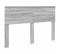 vidaXL Cabecero con cabecera Gris Sonoma 150 cm Madera contrachapada, Decoración Moderna para Dormitorio, cabecero Elegante, Madera de ingeniería, Estilo Minimalista, Mejora de Espacios urbanos