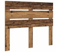 vidaXL Cabecero con cabecera Madera Vieja 120 cm Madera de ingeniería, Diseño Moderno de Dormitorio, cabecero Rectangular, Muebles duraderos, Ropa de Cama contemporánea para tu Espacio de sueño