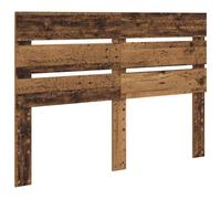 vidaXL Cabecero con cabecera Madera Vieja 140 cm Madera de ingeniería, Diseño Moderno de Dormitorio, cabecero Rectangular, Muebles duraderos, Ropa de Cama contemporánea para tu Espacio de sueño