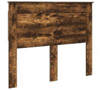 vidaXL Cabecero con cabecera Roble Ahumado 120 cm Madera contrachapada, Cabecera de Cama Rectangular Moderna, Madera Resistente, líneas Simples, decoración Funcional para dormitorios