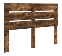 vidaXL Cabecero con cabecera Roble Ahumado 140 cm Madera de ingeniería, Diseño Moderno de Dormitorio, cabecero Rectangular, Muebles duraderos, Ropa de Cama contemporánea para tu Espacio de sueño