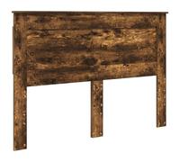 vidaXL Cabecero con cabecera Roble Ahumado 150 cm Madera contrachapada, Cabecero de Cama Moderno, Mueble Duradero, diseño Rectangular, líneas Sencillas, decoración Funcional, Mejora tu habitación