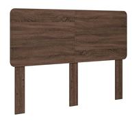 vidaXL Cabecero con cabecera Roble Marrón 160 cm Madera contrachapada, Cabecera Moderna, Forma Rectangular, Mueble Duradero, Accesorio Elegante, Pieza de diseño, Decoracion Minimalista