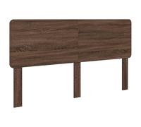 vidaXL Cabecero con cabecera Roble Marrón 200 cm Madera contrachapada, Cabecera Moderna, Forma Rectangular, Mueble Duradero, Accesorio Elegante, Pieza de diseño, Decoracion Minimalista