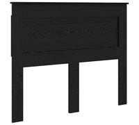 vidaXL Cabecero de cama Roble Negro 120 cm – Madera contrachapada, diseño rectangular moderno