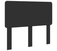 vidaXL Cabecero con cabecera Roble Negro 120 cm Madera contrachapada, Cabecera Moderna, Forma Rectangular, Mueble Duradero, Accesorio Elegante, Pieza de diseño, Decoracion Minimalista