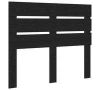 vidaXL Cabecero con cabecera Roble Negro 135 cm Madera de ingeniería, Diseño Moderno de Dormitorio, cabecero Rectangular, Muebles duraderos, Ropa de Cama contemporánea para tu Espacio de sueño