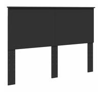 vidaXL Cabecero con cabecera Roble Negro 140 cm Madera contrachapada, Accesorios Elegantes para el Dormitorio, Decorativos Modernos, Zona de Descanso Comfy, diseño contemporáneo