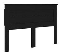 vidaXL Cabecero con cabecera Roble Negro 140 cm Madera contrachapada, Cabecero de Cama Moderno, Mueble Duradero, diseño Rectangular, líneas Sencillas, decoración Funcional, Mejora tu habitación