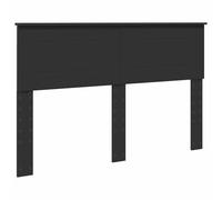 vidaXL Cabecero con cabecera Roble Negro 140 cm Madera contrachapada, Decoración Moderna para Dormitorio, cabecero Elegante, Madera de ingeniería, Estilo Minimalista, Mejora de Espacios urbanos