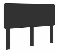 vidaXL Cabecero con cabecera Roble Negro 160 cm Madera contrachapada, Cabecera Moderna, Forma Rectangular, Mueble Duradero, Accesorio Elegante, Pieza de diseño, Decoracion Minimalista