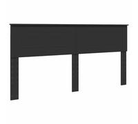 vidaXL Cabecero con cabecera Roble Negro 180 cm Madera contrachapada, Decoración Moderna para Dormitorio, cabecero Elegante, Madera de ingeniería, Estilo Minimalista, Mejora de Espacios urbanos