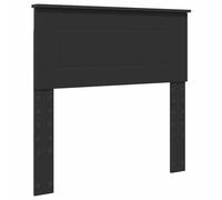 vidaXL Cabecero con cabecera Roble Negro 80 cm Madera contrachapada, Decoración Moderna para Dormitorio, cabecero Elegante, Madera de ingeniería, Estilo Minimalista, Mejora de Espacios urbanos